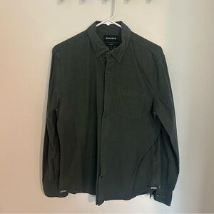 Bonobos Classic Green Flannel Shirt